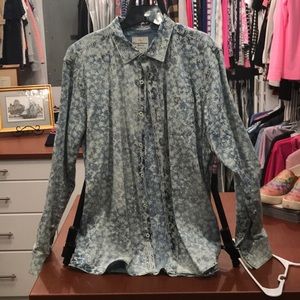 Tommy Bahama Jean Shirt  large. Like new